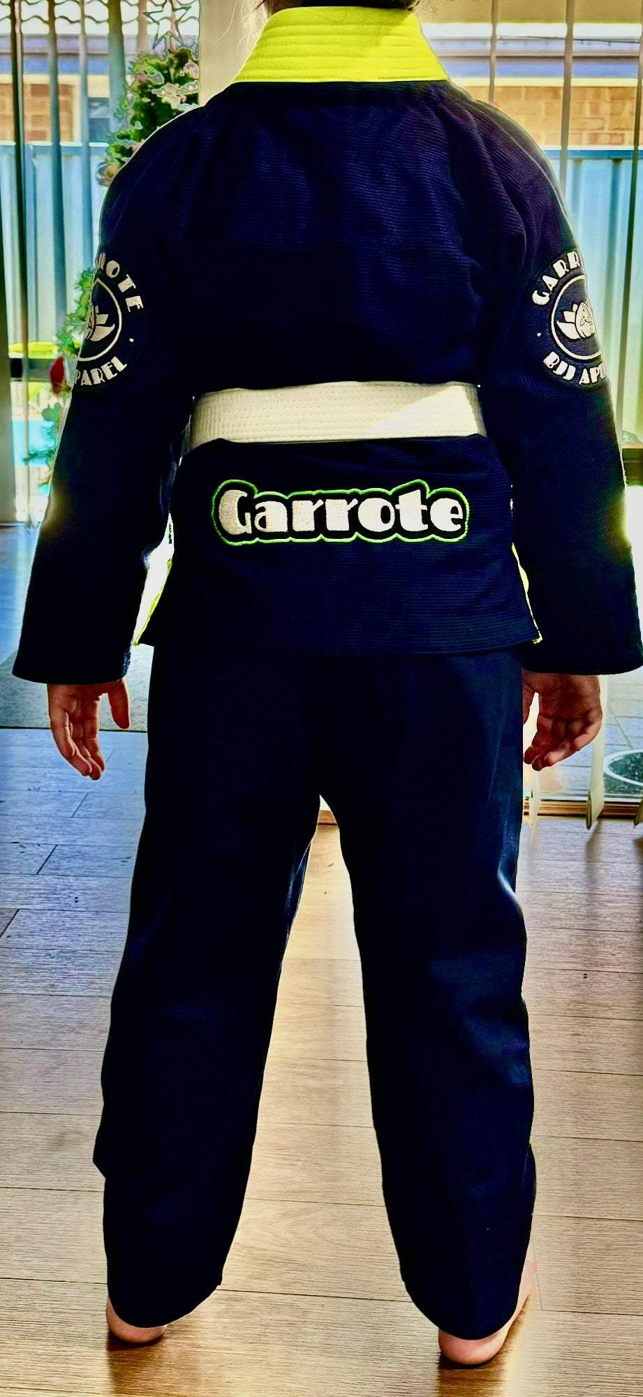 Garrote BJJ Apparel Kids Lightweight 350GSM premium grade 100% cotton pearl weave kimono in Various colours